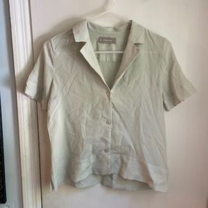 The Clean Silk Short-Sleeve Notch Shirt
